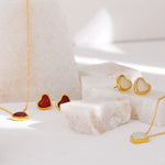 Yhpup Coração Pingente Colar de Aço Inoxidável Cadeia de Jóias Temperamento брелок Ágata Pedra Natural Colar Colar de Mulheres Presente