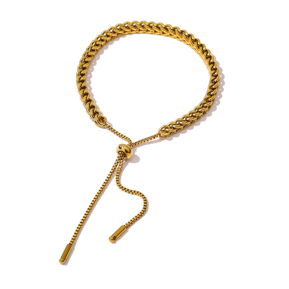 Pulseira Minimalista Banhada a Ouro 18K | Zalzani