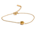 Zalzani: Conjunto de Joias Rosa em Aço Inoxidável