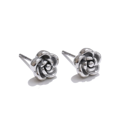 Conjunto de Joias Rosa com Flor Banhado a Ouro | Zalzani