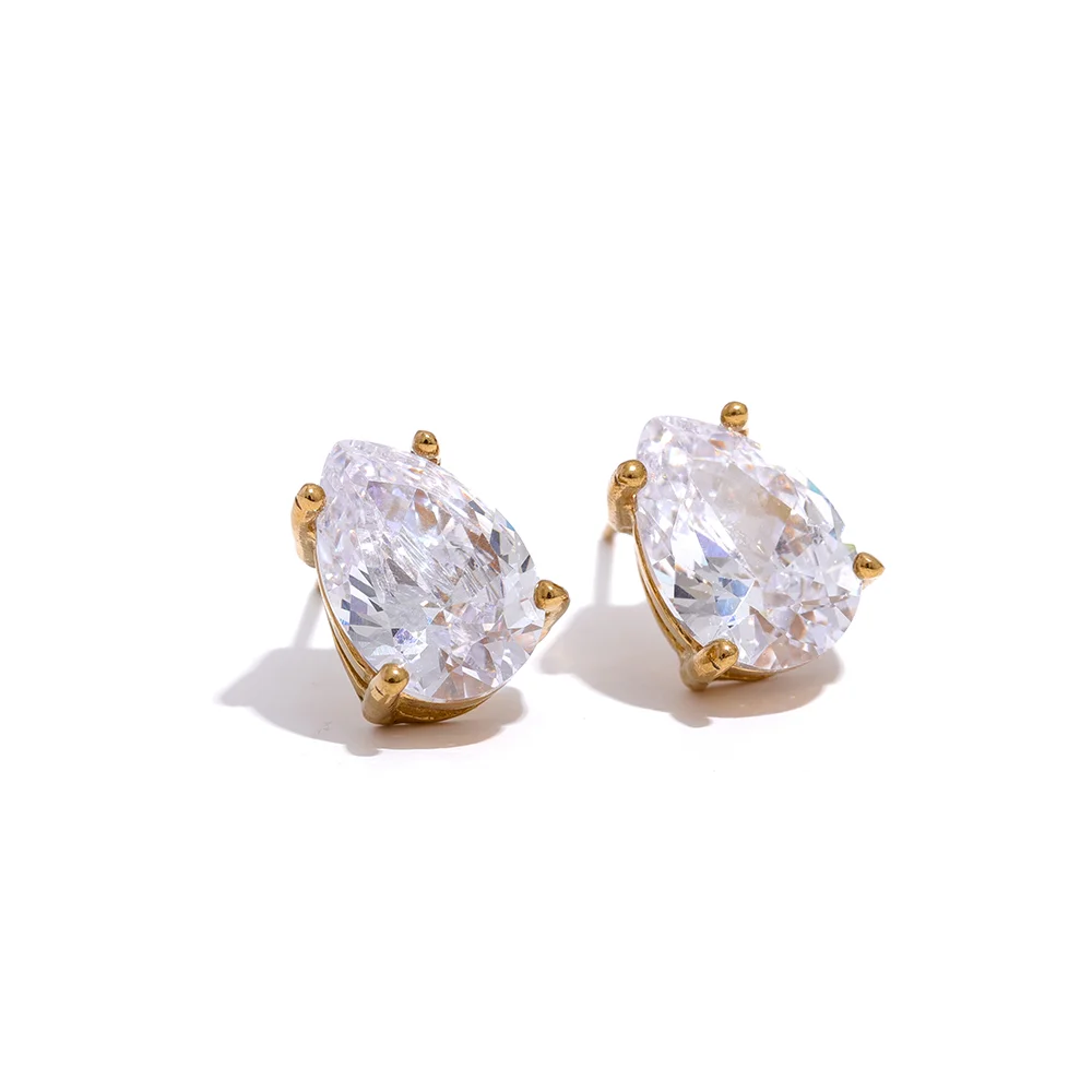 Conjunto Colar e Brincos com Zircônia Cúbica | Zalzani