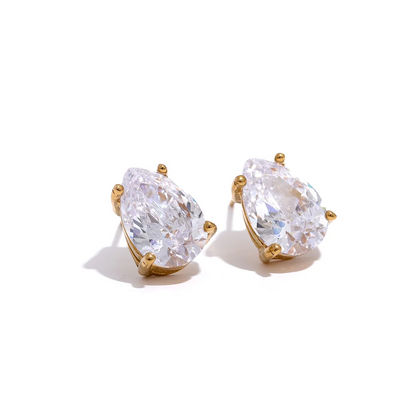 Conjunto Colar e Brincos com Zircônia Cúbica | Zalzani