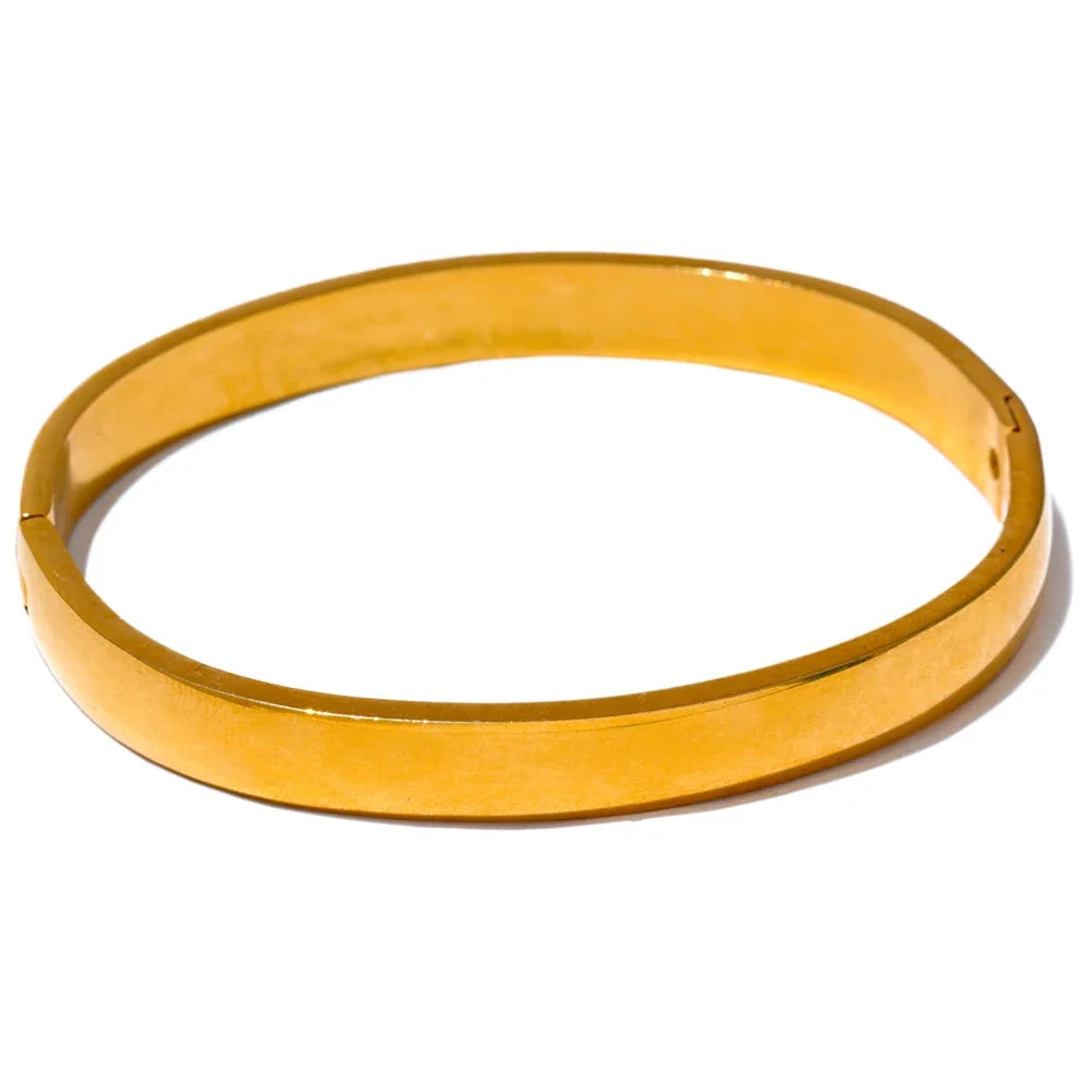 Pulseira Minimalista Slim Banhada a Ouro 18K | Zalzani
