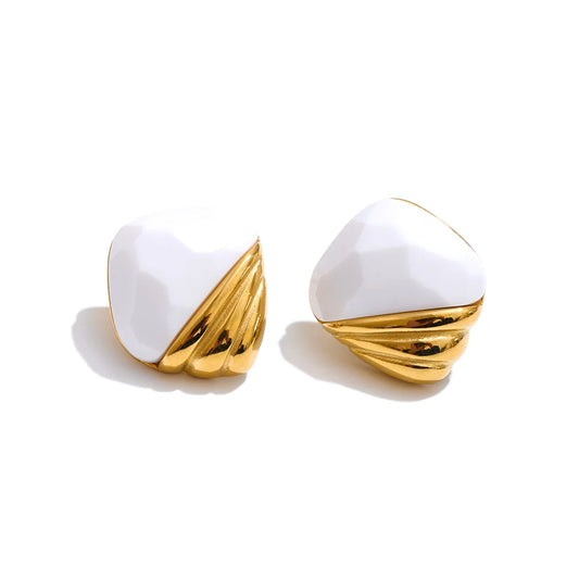Brincos de Cristal K9 Banhados a Ouro | Zalzani