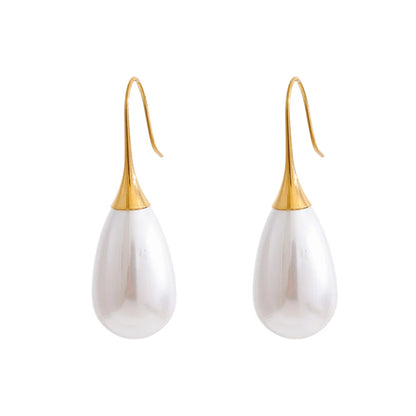 Brincos de Gota com Pérolas - Zalzani