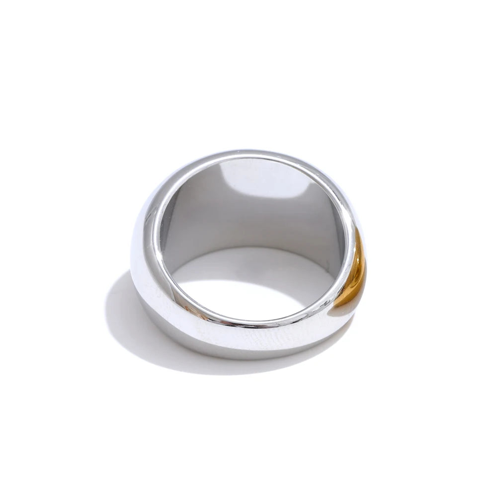 Anel Minimalista Banhado a Ouro 18K | Zalzani