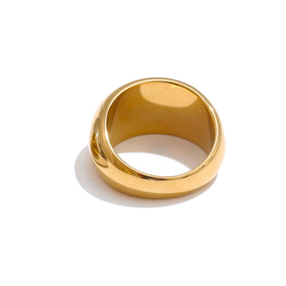 Anel Minimalista Banhado a Ouro 18K | Zalzani