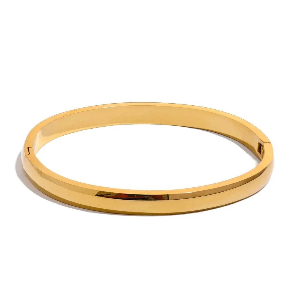 Pulseira Minimalista Slim Banhada a Ouro 18K | Zalzani