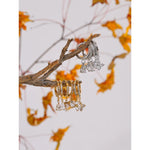 Yhpup delicado zircônia cúbica coração gota de água flor brincos de argola de aço inoxidável premium joias diárias 2025