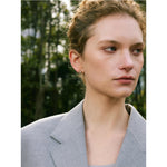 Yhpup delicado aaa bling zircônia cúbica coração amor brincos presente do dia dos namorados de alta qualidade aço inoxidável jóias diárias