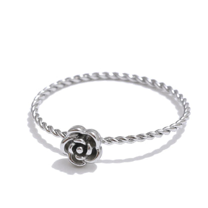 Anel Flor Banhado a Ouro 18K | Zalzani