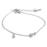 Pulseira Fina em Aço Inoxidável com Zircônia - Zalzani Joias